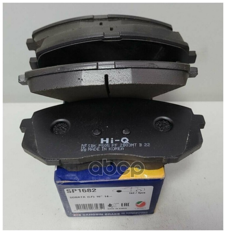 Колодки передние SANGSIN BRAKE SP1682